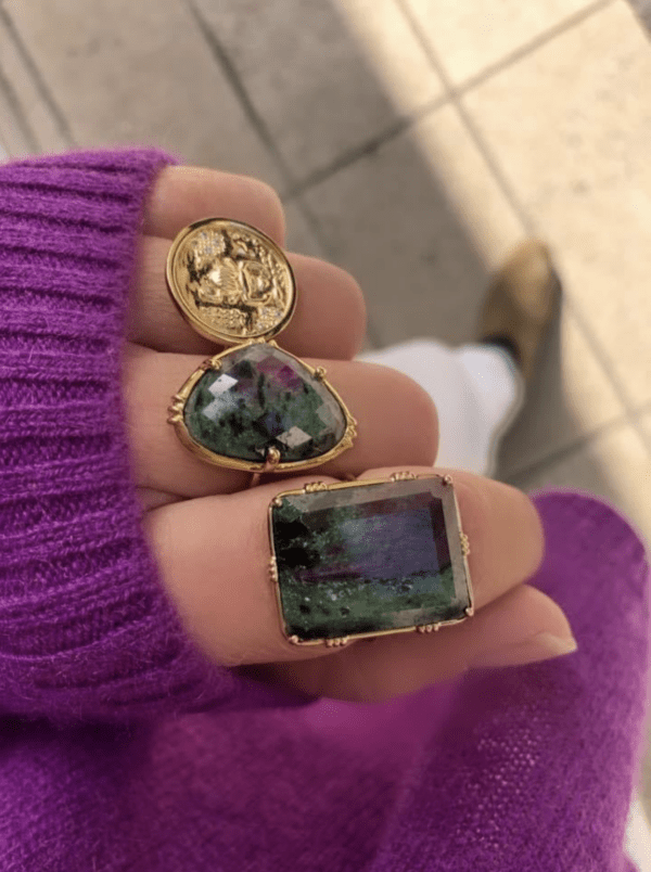 Grosse bague sertie – Image 2