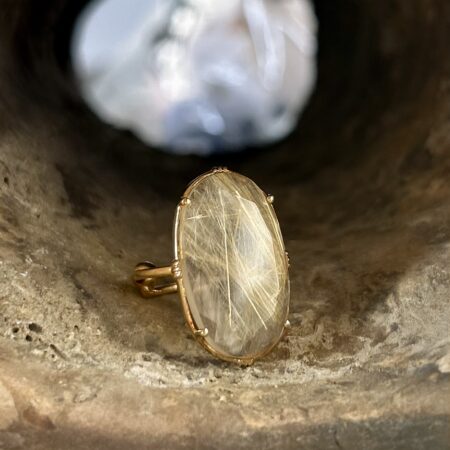 Bague ovale longue