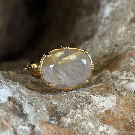 Bague ovale horizontal