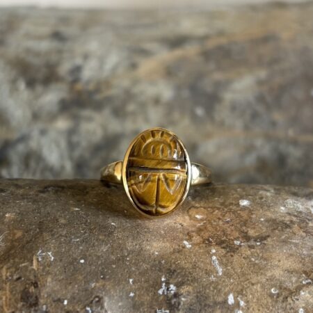 Bague Scarabée pierre