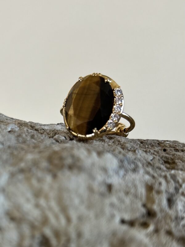 Bague pierre et zircons – Image 7