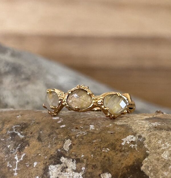 Bague 3 pierres