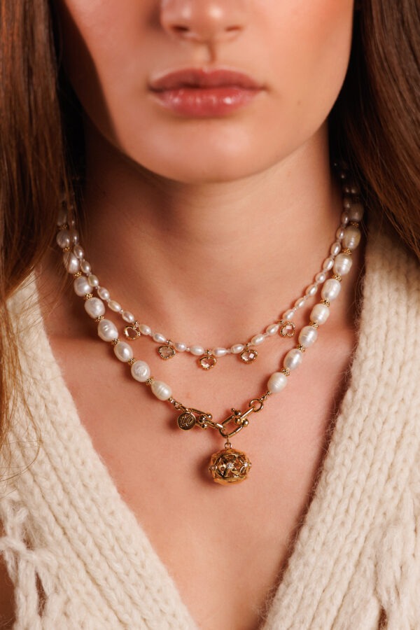 Collier pierres et minis serties – Image 2