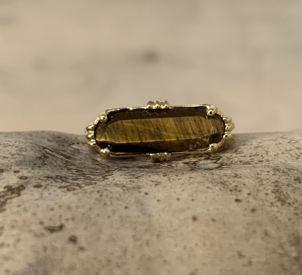 Bague barrette sertie – Image 5