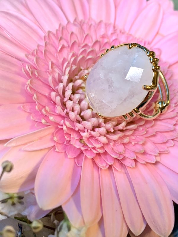 Grosse bague sertie ovale – Image 2
