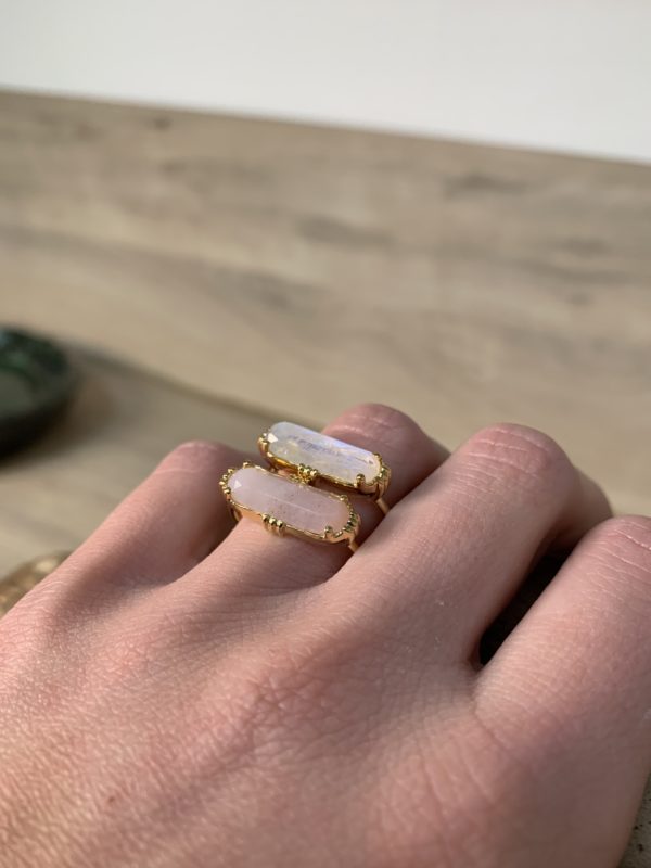 Bague barrette sertie – Image 3