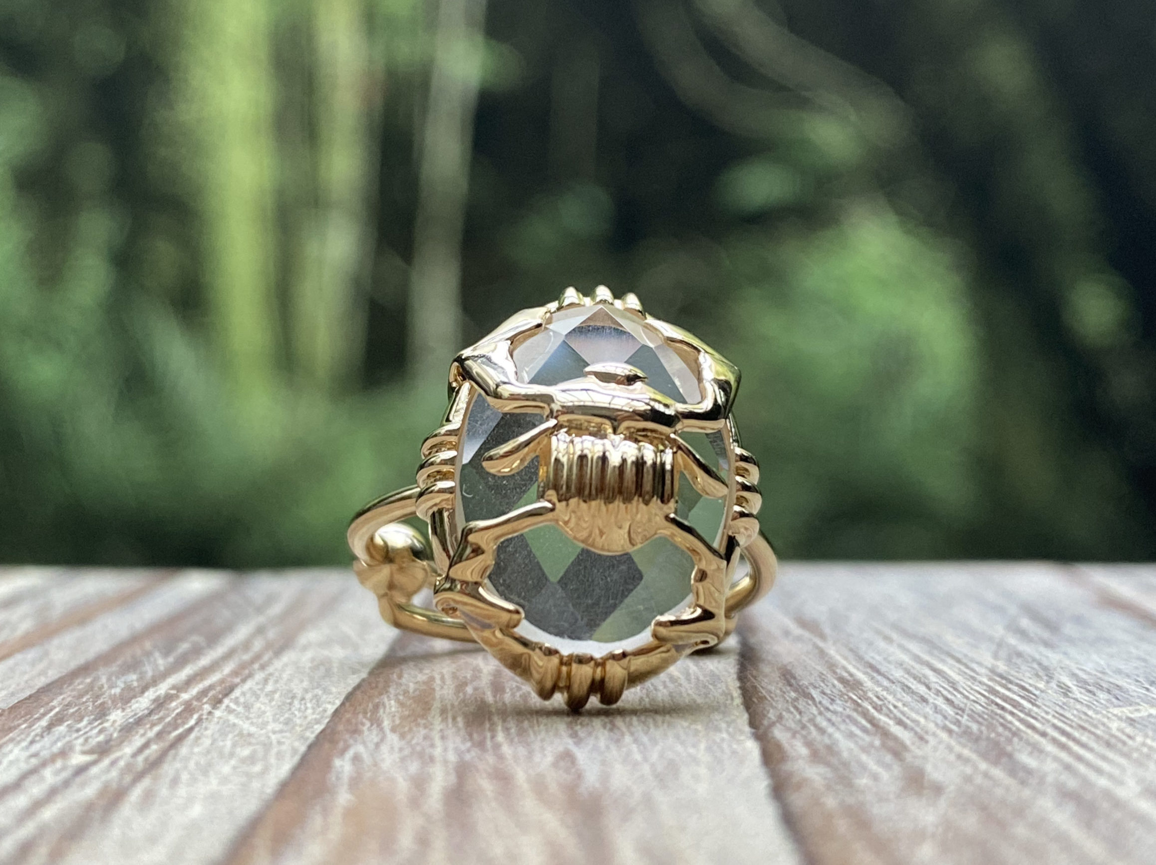 Bague scarabée top