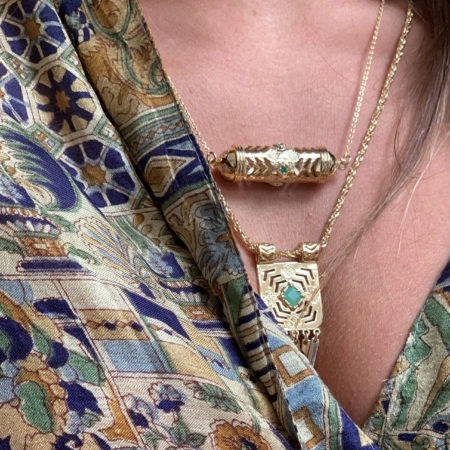 Collier Aztèque horizontal