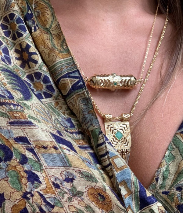 Collier Aztèque horizontal