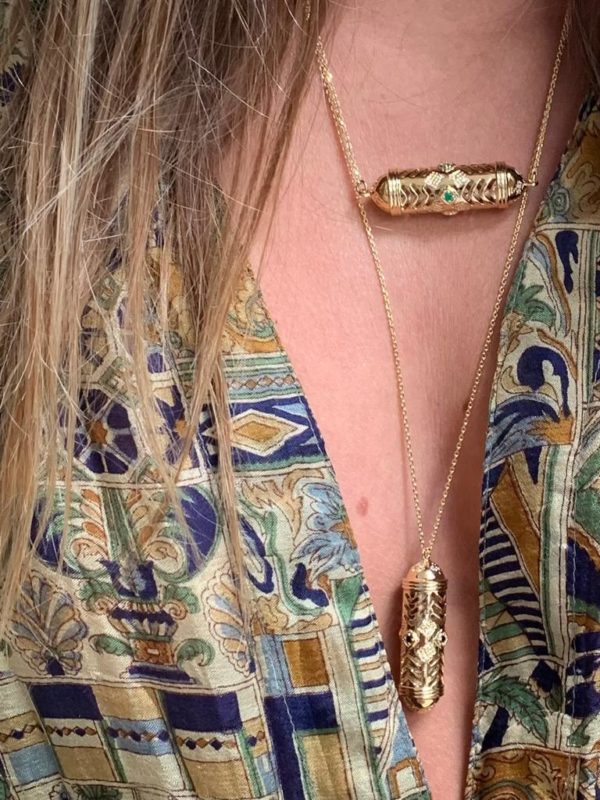Collier Aztèque Vertical