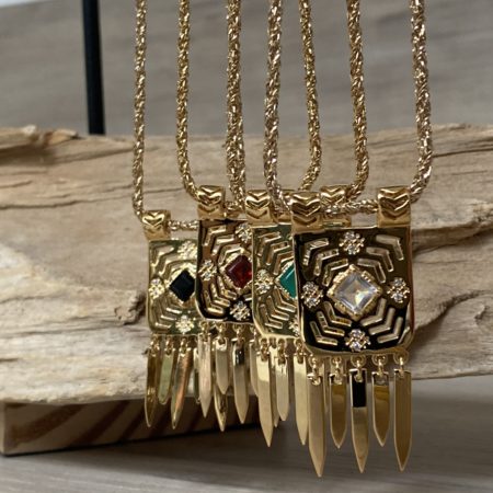 Collier Amulette Aztèque