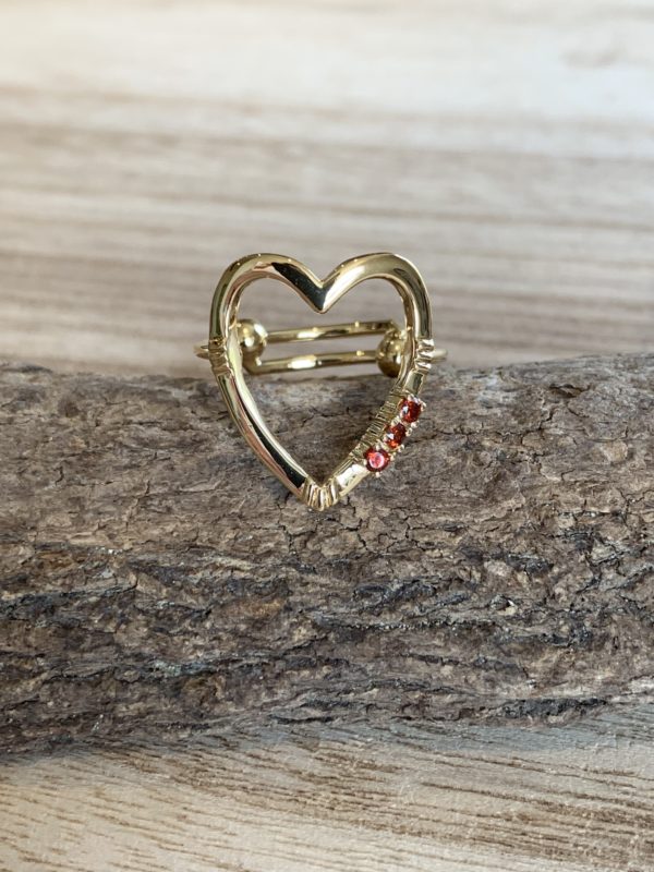 Collier Coeur et Sertis – Image 4