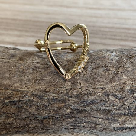 Bague coeur