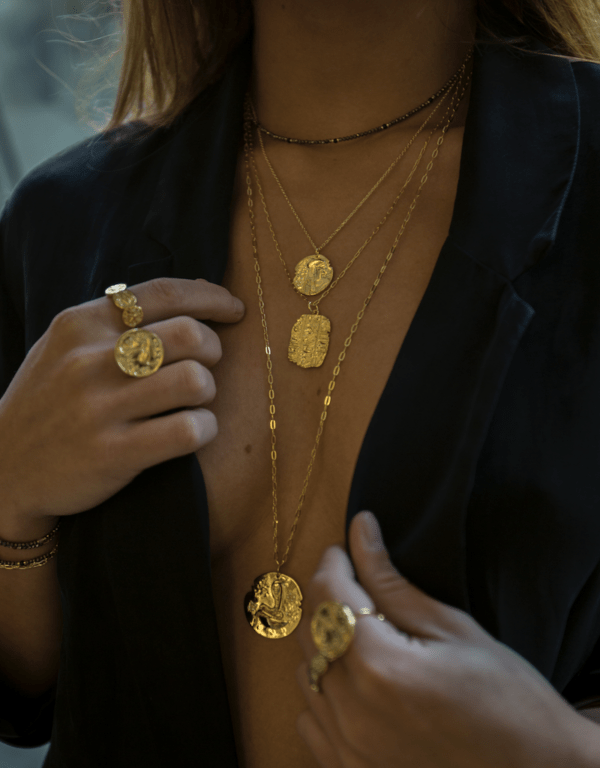 Collier plaque Hiéroglyphes Ou Osiris – Image 4