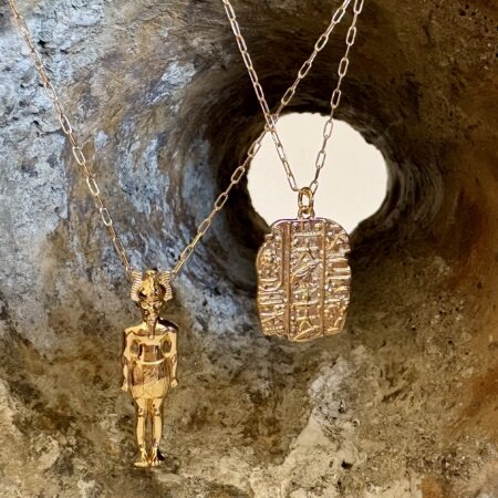 Collier plaque Hiéroglyphes Ou Osiris