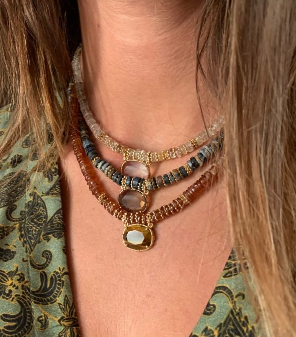 Collier Heishi et Sertie