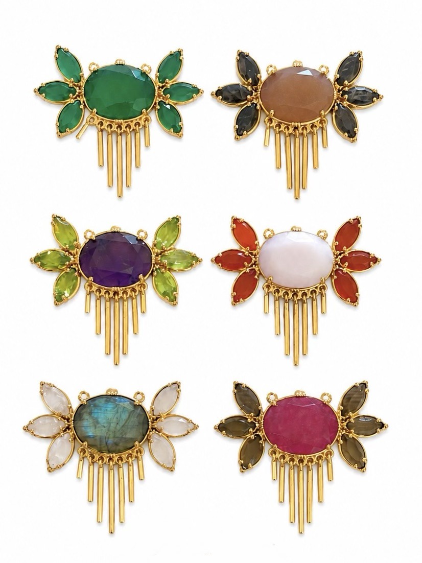 Collier pierre frangée – Image 4