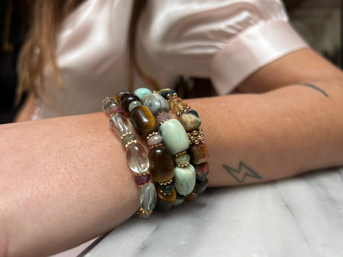 Bracelet Grosses pierres - Au fil de LO - Shop