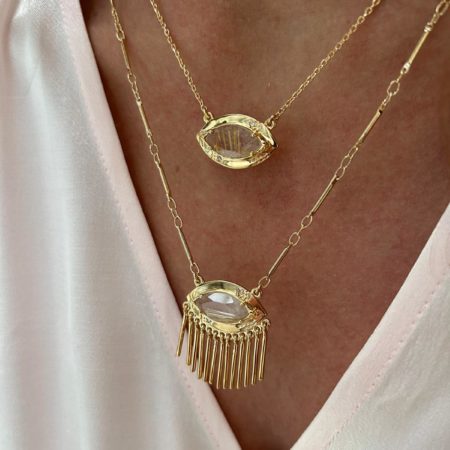 Collier Oeil Frangé
