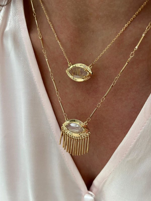Collier Oeil Frangé