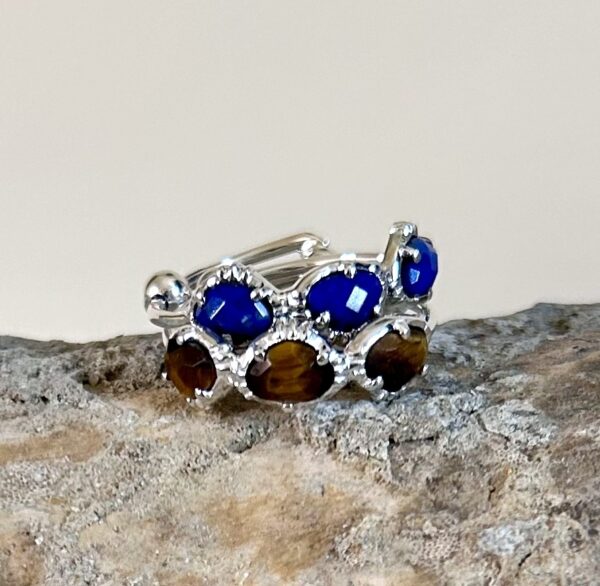 Bague 3 petites serties Argent 925 – Image 6