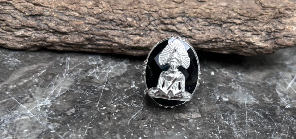 Bague Namaste moyenne Argent 925 – Image 3