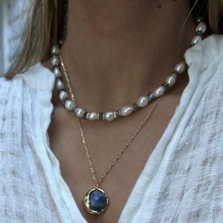 Gros Collier perles d'eau douce