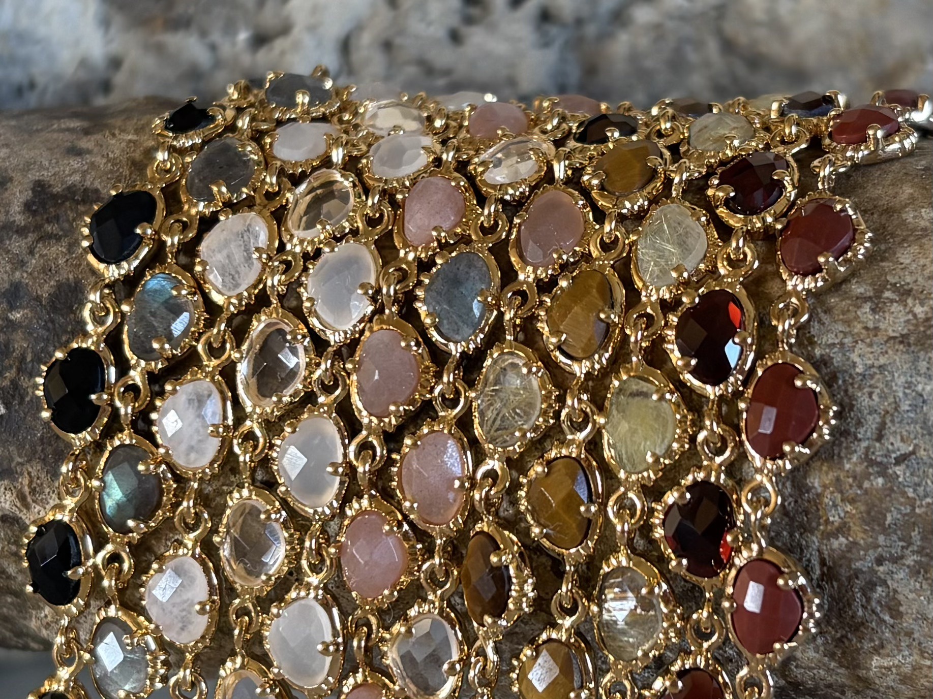 Bracelet multi Pierres serties – Image 5