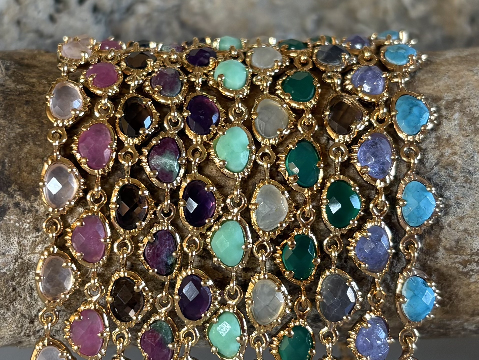 Bracelet multi Pierres serties – Image 6