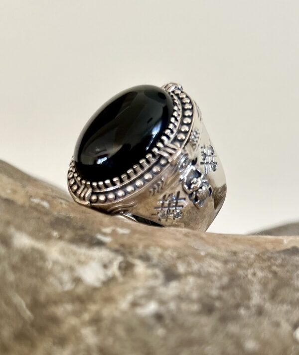 Bague Hiéroglyphe Argent 925 – Image 5