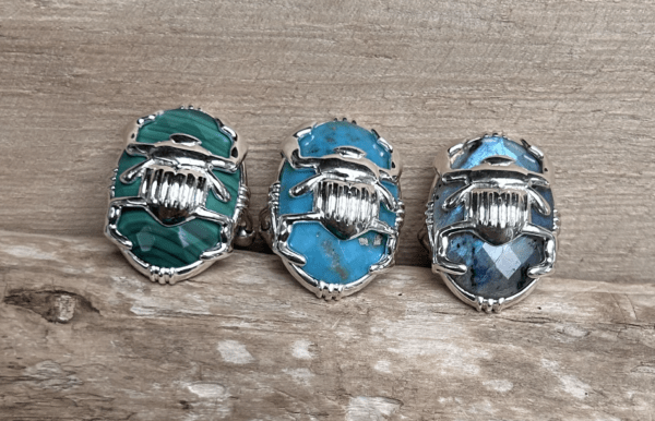 Bague Scarabée Argent 925 – Image 2