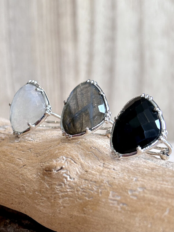 Grosse Bague Sertie Argent 925 – Image 9
