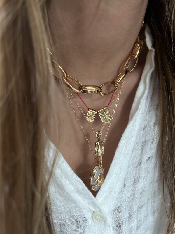 Collier grosse chaîne simple