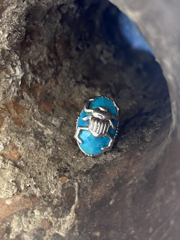 Bague Scarabée Argent 925