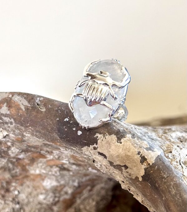 Bague Scarabée Argent 925 – Image 6
