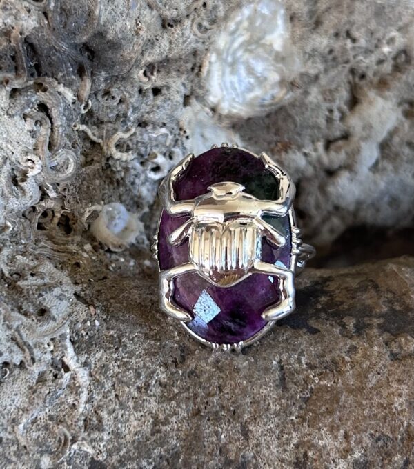 Bague Scarabée Argent 925 – Image 5