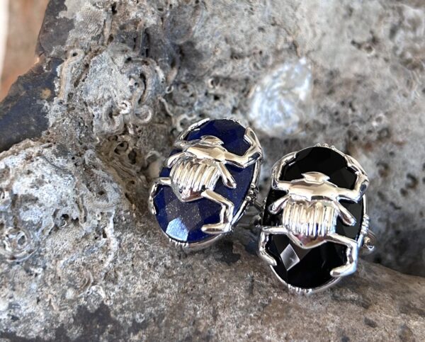 Bague Scarabée Argent 925 – Image 3