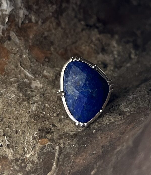 Grosse Bague Sertie Argent 925 – Image 5