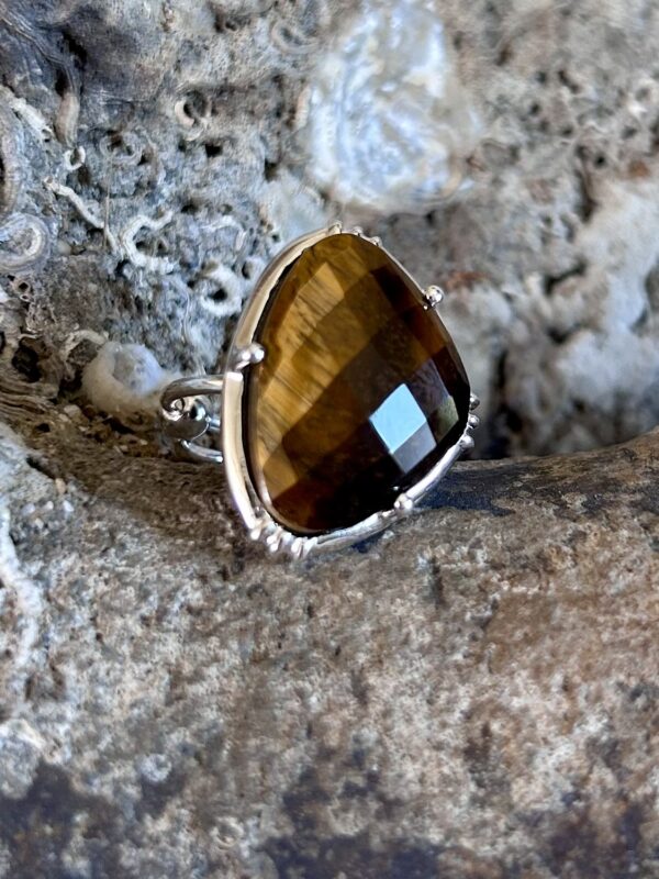 Grosse Bague Sertie Argent 925 – Image 6