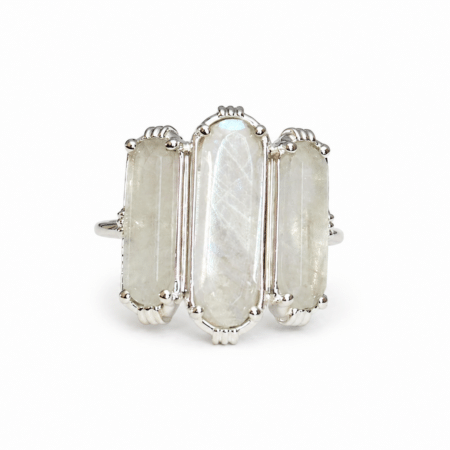 Bague 3 barrettes GM Argent 925