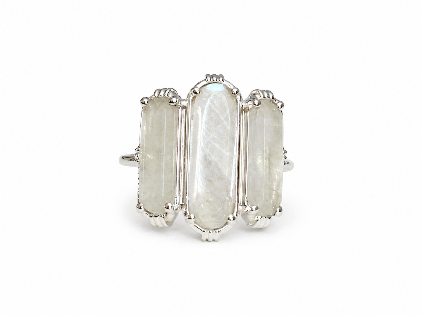 Bague 3 barrettes GM Argent 925