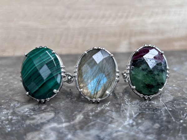 Grosse bague ovale Argent 925 – Image 3