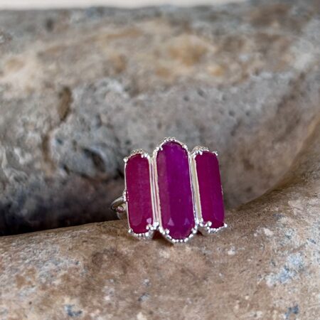 Bague 3 barrettes GM Argent 925