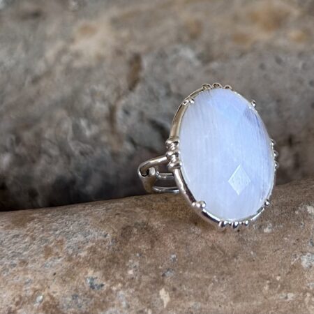 Grosse bague ovale Argent 925