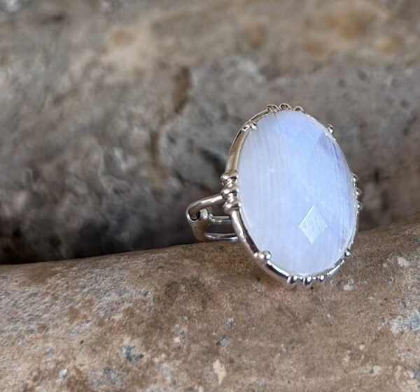Grosse bague ovale Argent 925