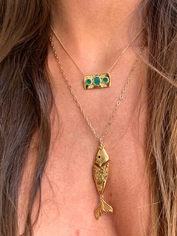Collier Poisson Plume