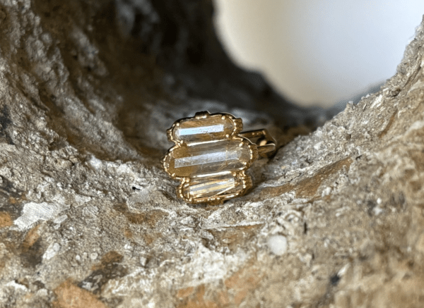 Bague 3 barrettes petit modèle