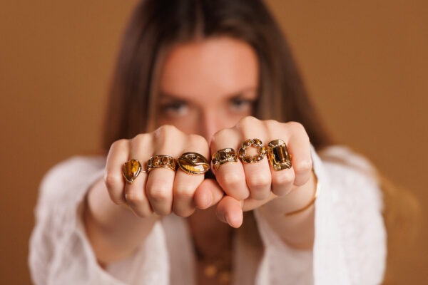 Bague 4 pierres ovales – Image 2