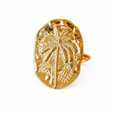 Bague Médaille Palmier