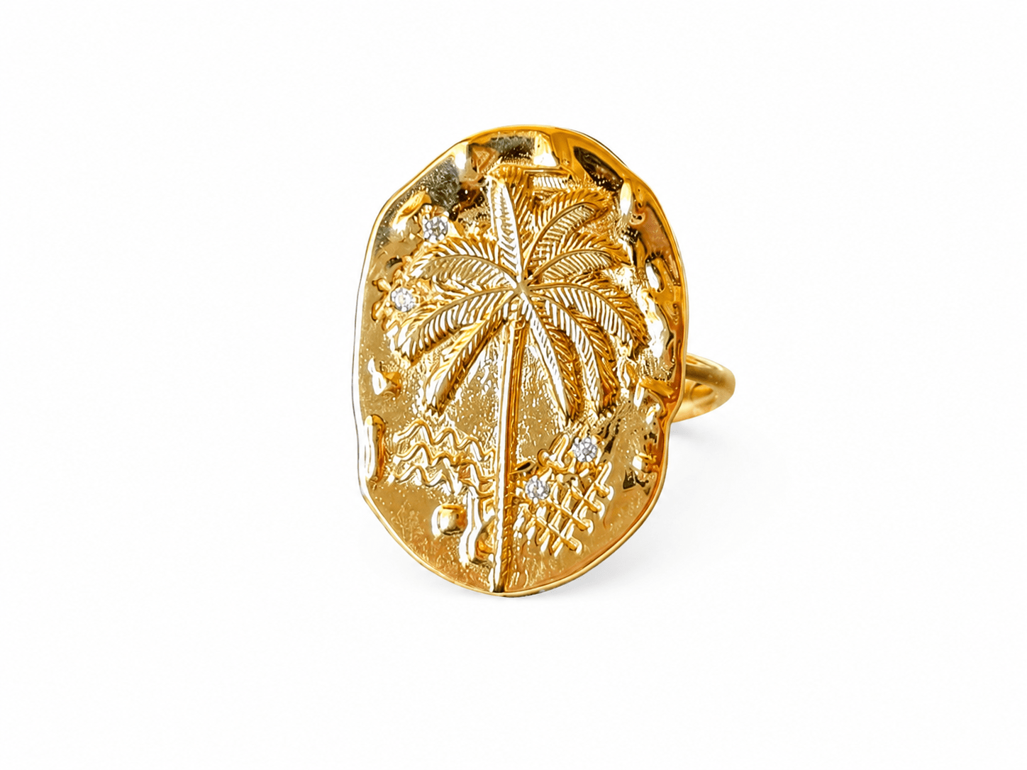 Bague Médaille Palmier